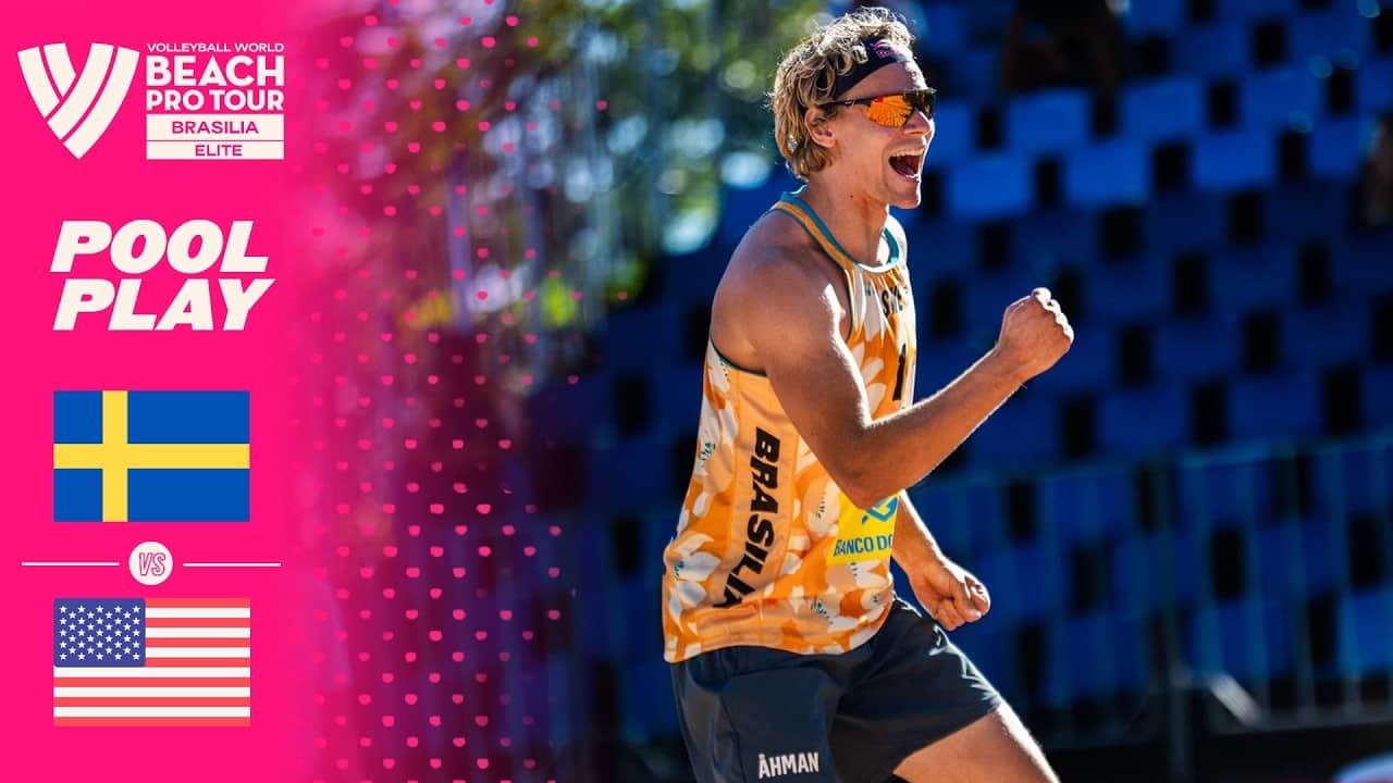 Åhman/Hellvig vs. Caldwell/La Bouliere - Pool Play Highlights | Brasilia 2026 #BeachProTour
