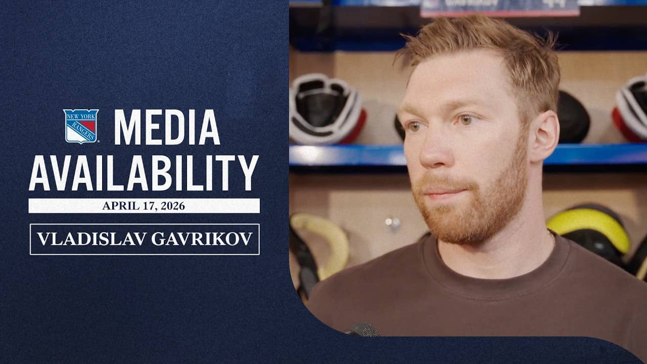 NYR 2026 Exit Day: Vladislav Gavrikov Media Availability | April 17, 2026