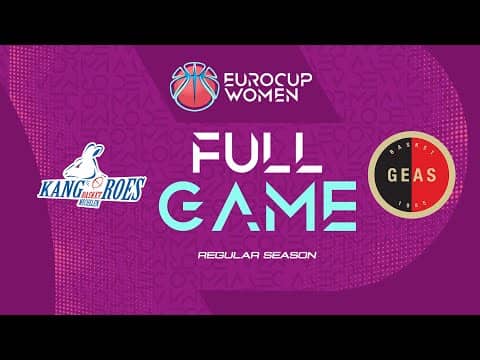 LIVE - Kangoeroes Basket Mechelen v GEAS | EuroCup Women 2025-26 | Regular Season