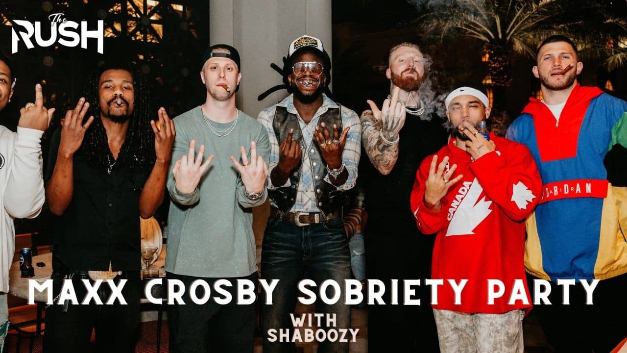 Maxx Crosby 6 Year Sobriety Anniversary Party ft. Shaboozey | The Rush
