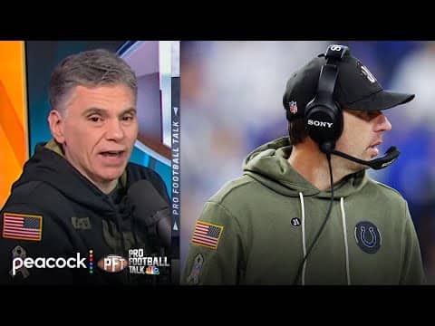Shane Steichen, Colts let Falcons 'hang around' during overtime win | Pro Football Talk | NFL on NBC