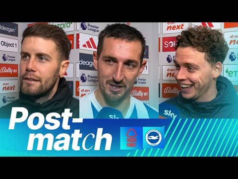 POST-MATCH | Hurzeler,  Dunk And De Cuyper | Nottingham Forest v Brighton