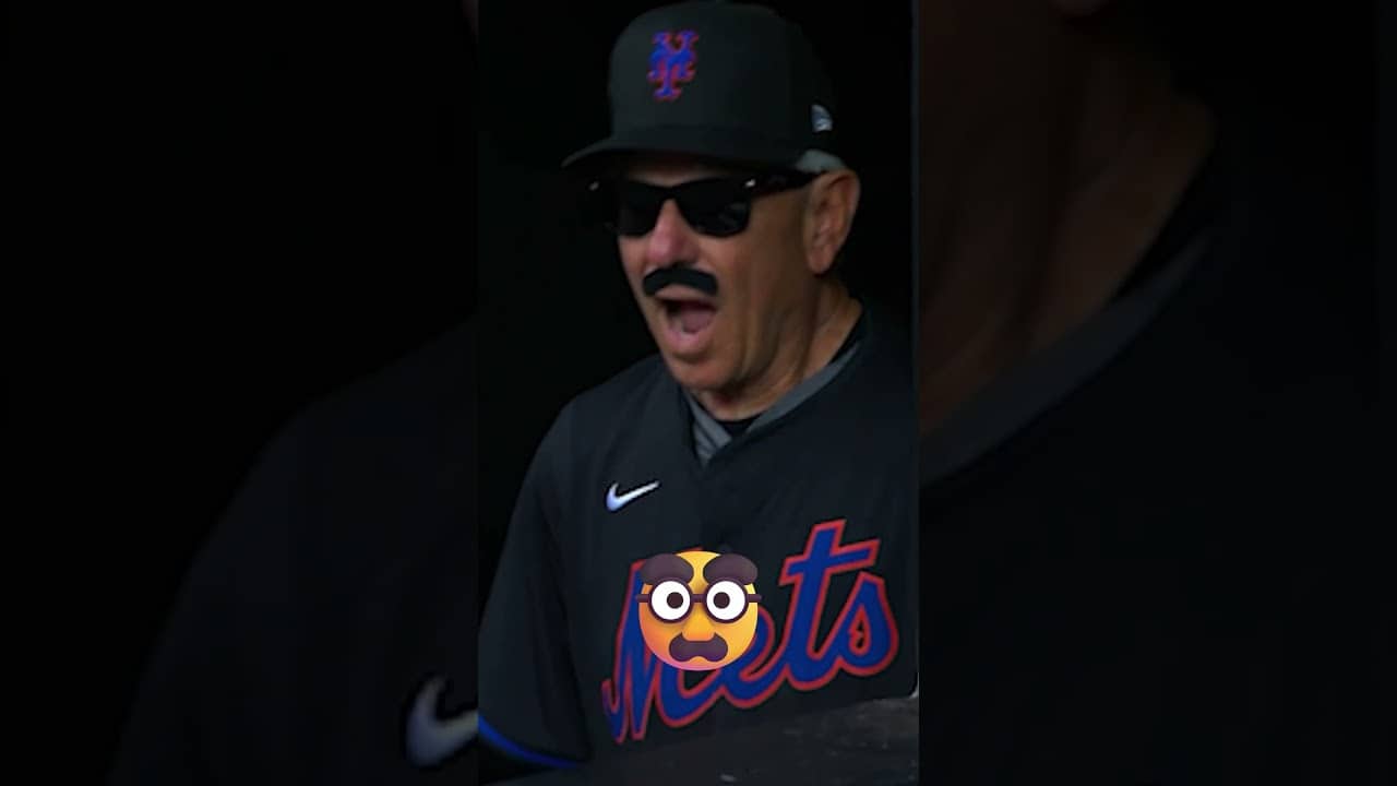 Bobby Valentine disguise night at Citi Field 🤣🥸