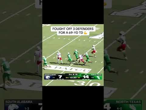 CALEB HAWKINS REFUSED TO GO DOWN FOR THE TD 😤