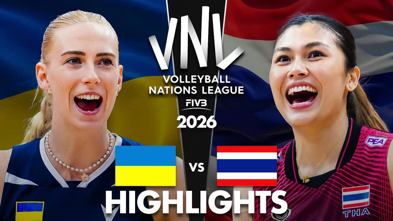 Thailand 🇹🇭 vs Ukraine 🇺🇦 | Highlights | Women's VNL 2026