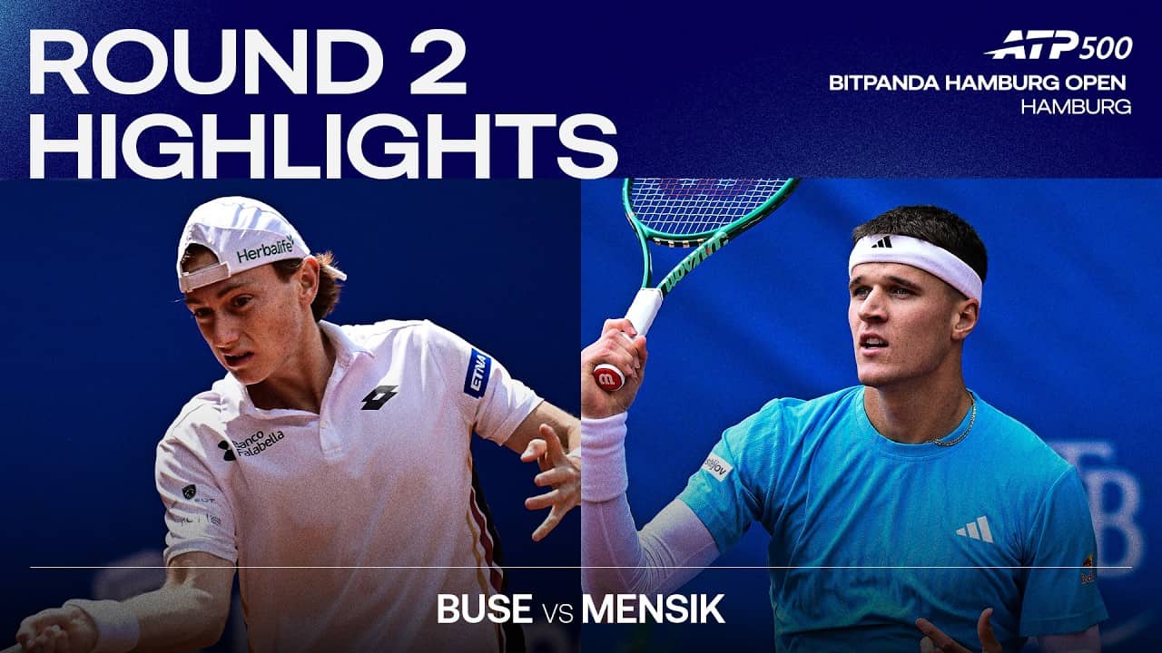 Ignacio Buse vs Jakub Mensik Highlights | Hamburg 2026 Round 2