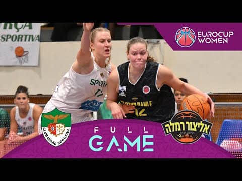 LIVE - Sportiva/AzorisHotels v Elitzur Ramla | EuroCup Women 2025-26 | Regular Season