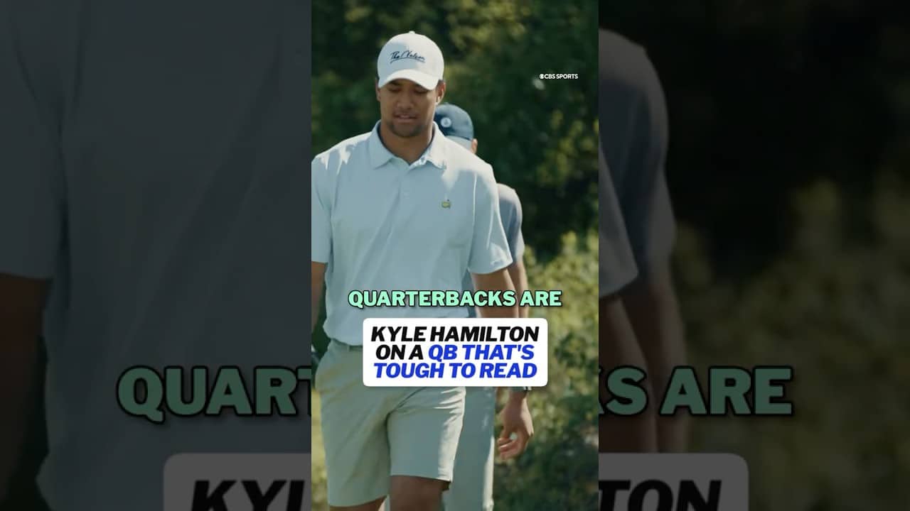 Kyle Hamilton tells Evan Washburn why Joe Burrow is a tough QB to read #nfl