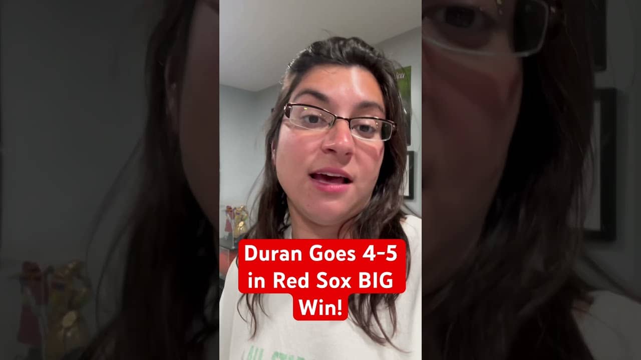 Jarren Duran has a HUGE night at the plate as the Red Sox earn a BIG win over the Braves at home