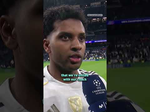 Rodrygo speaks out in support of Xabi Alonso after a tough UCL loss at the Bernabéu 💪