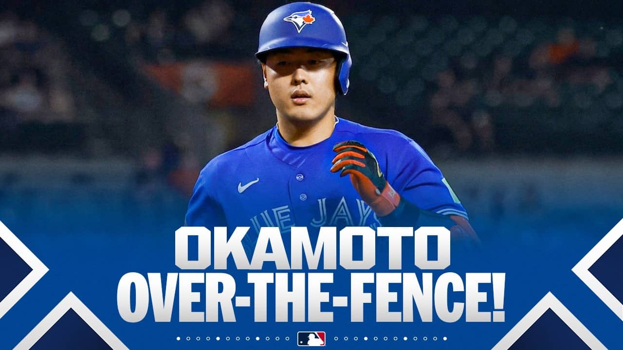 Kazuma Okamoto's power is NO JOKE! 😳 (HR #12) | MLB Highlights