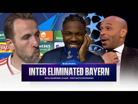 "HARD TO TAKE" Kane on Bayern KNOCKED OUT by Inter |"VERY NICE SUIT" Thuram to Thierry, BUT MICAH...