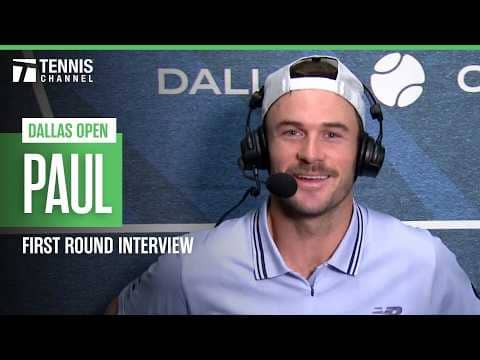 Tommy Paul on What He Learned From AO Loss to Alcaraz | 2026 Dallas