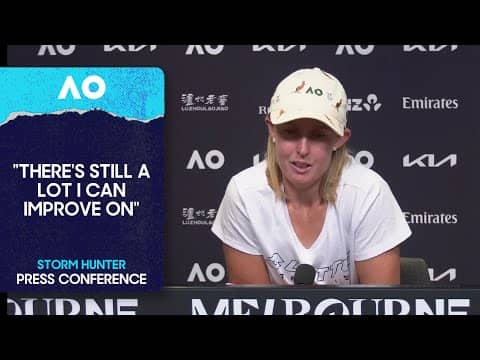 Storm Hunter Press Conference | Australian Open 2026