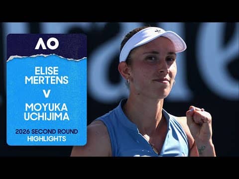 Elise Mertens v Moyuka Uchijima Highlights | Australian Open 2026 Second Round