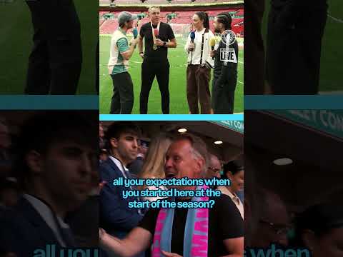 Andrée Jeglertz wins "the two BIG ones!" | FA Cup winners | Brighton 0-4 Man City