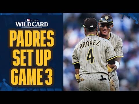 LAST THREE OUTS: Padres fight back, push for Game 3 😎 (Manny Machado and Mason Miller SHINE)