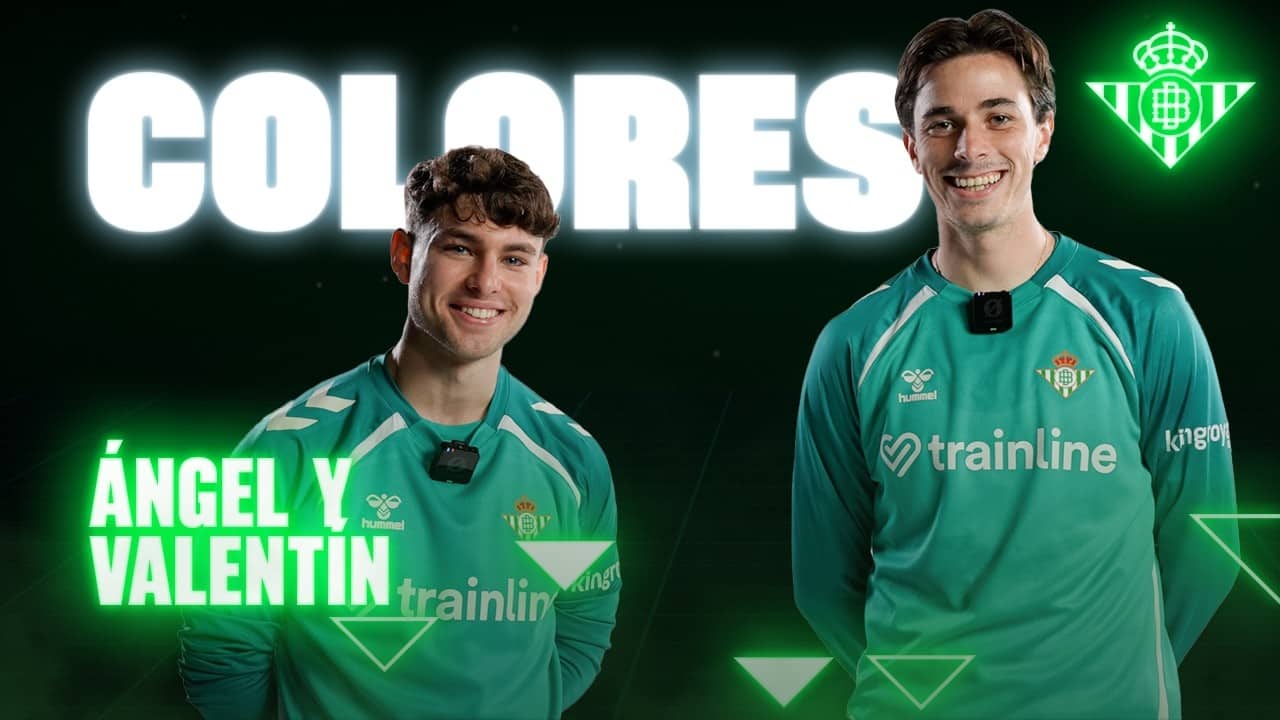 RETO de los COLORES con Ángel Ortiz y Valentín Gómez 🖐️🎨 | CHALLENGE | Real Betis Balompié