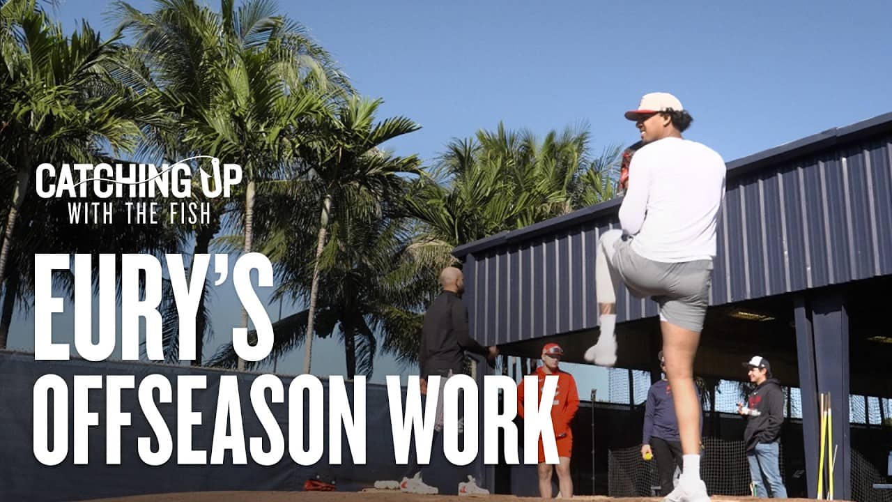 Offseason Work with Eury Pérez featuring special guest Sandy Alcantara