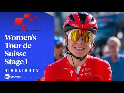 HUGE VICTORY! 🙌 | 2026 Tour de Suisse Women Stage 1 Race Highlights | TNT Sports Cycling