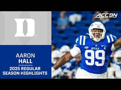 Aaron Hall Regular Season Highlights | Duke IDL