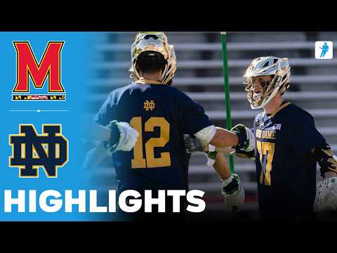 Maryland vs Notre Dame | NCAA College Lacrosse | Highlights - February 28, 2026