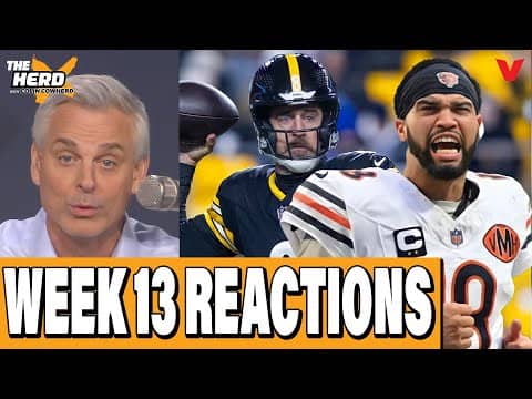 NFL Week 13 REACTION: Steelers struggle, Bears & Broncos on fire, Cowboys | Colin Cowherd: THE HERD