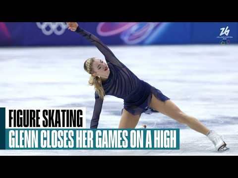 Amber Glenn near-perfect in Olympic 3rd place free skate
