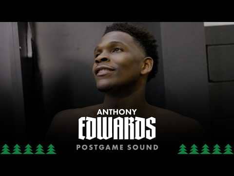 "He Made All The Right Plays." | Anthony Edwards Postgame Sound | 2.24.26