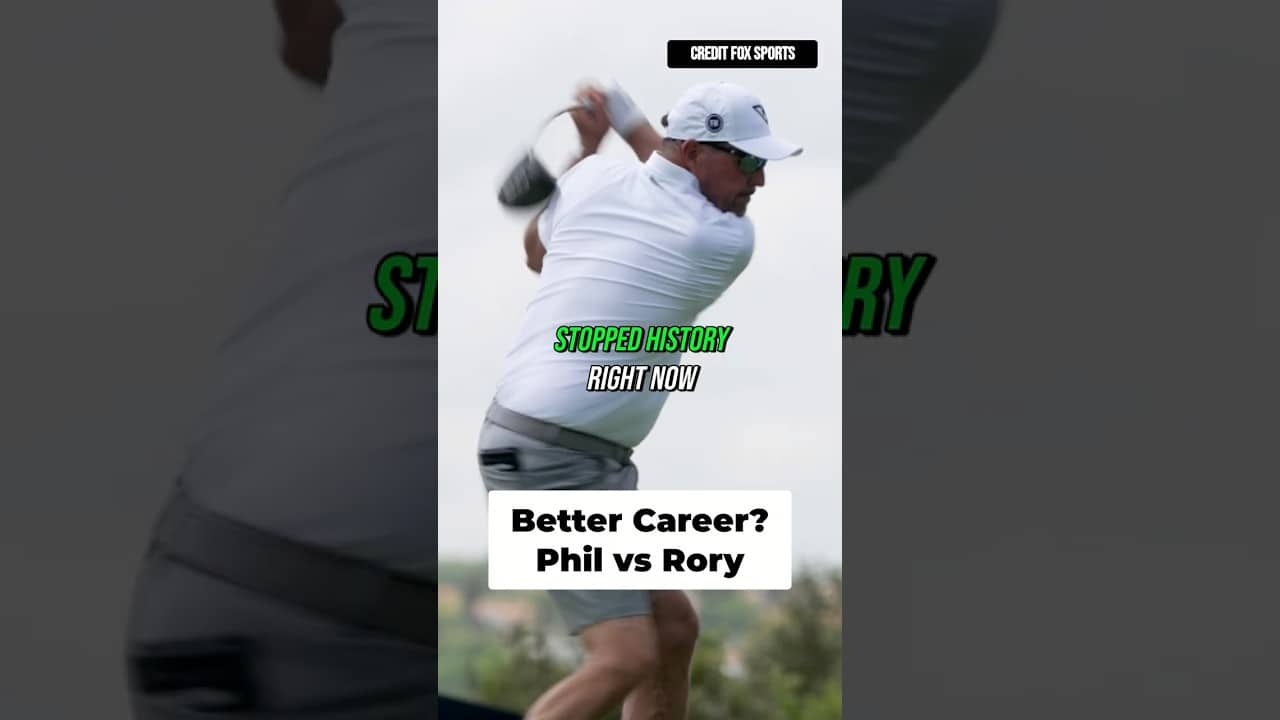 Rory McIlroy vs. Phil Mickelson: Better Golf Career? #shorts