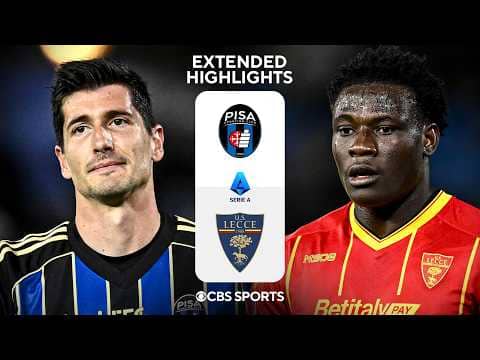 Pisa vs. Lecce: Extended Highlights | Serie A | CBS Sports Golazo