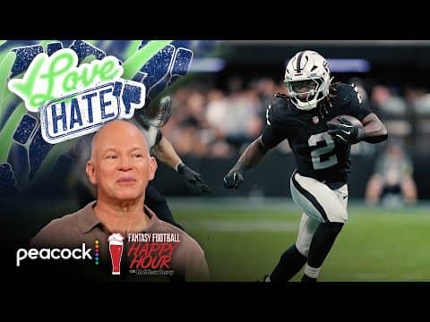 Raiders' Ashton Jeanty on the RB love list for Week 17 | Fantasy Football Happy Hour | NFL on NBC