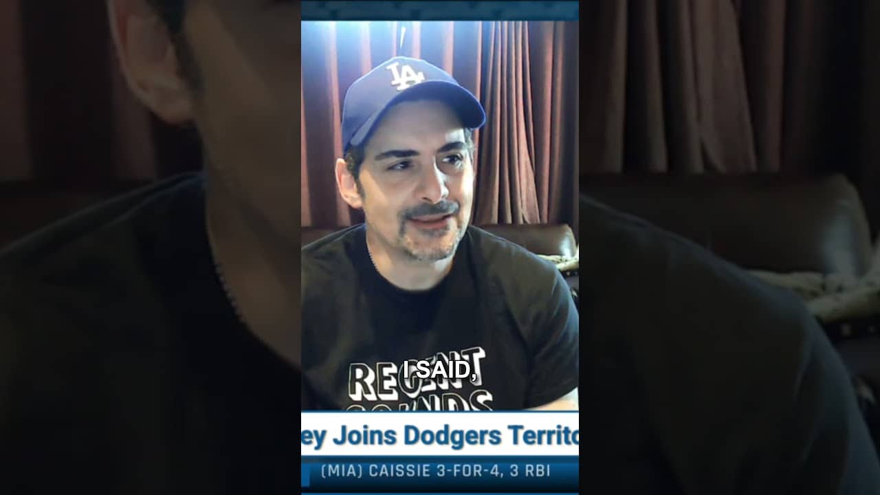 Brad Paisley recalls Clayton Kershaw's ceremonial first pitch