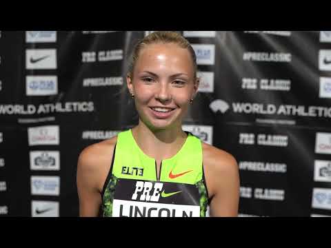 Ellery Lincoln After Setting U.S. High School #4 All-Time 1500m | 2026 Prefontaine Classic