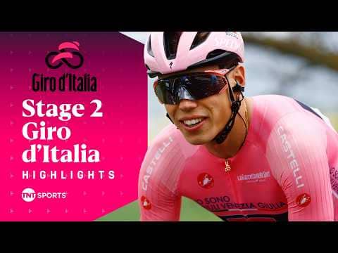 SPRINT CRASH DRAMA! 🫨 | 2026 Men's Giro d'Italia Stage 2 Race Highlights | TNT Sports Cycling