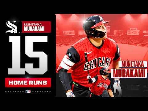 ANOTHER home run for the Southside Samurai! 🇯🇵 Munetaka Murakami crushes home run No. 15! 🔥