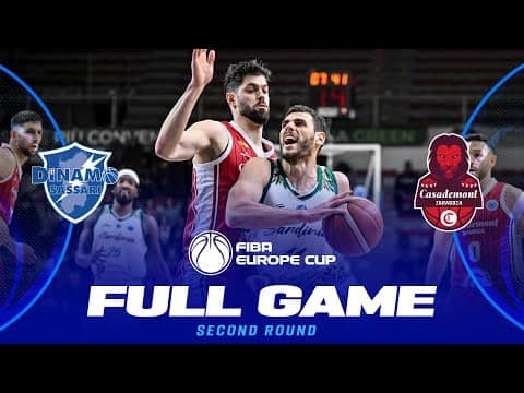 LIVE -  Dinamo BDS Sassari v Casademont Zaragoza |  FIBA Europe Cup 2025-26 | Second Round