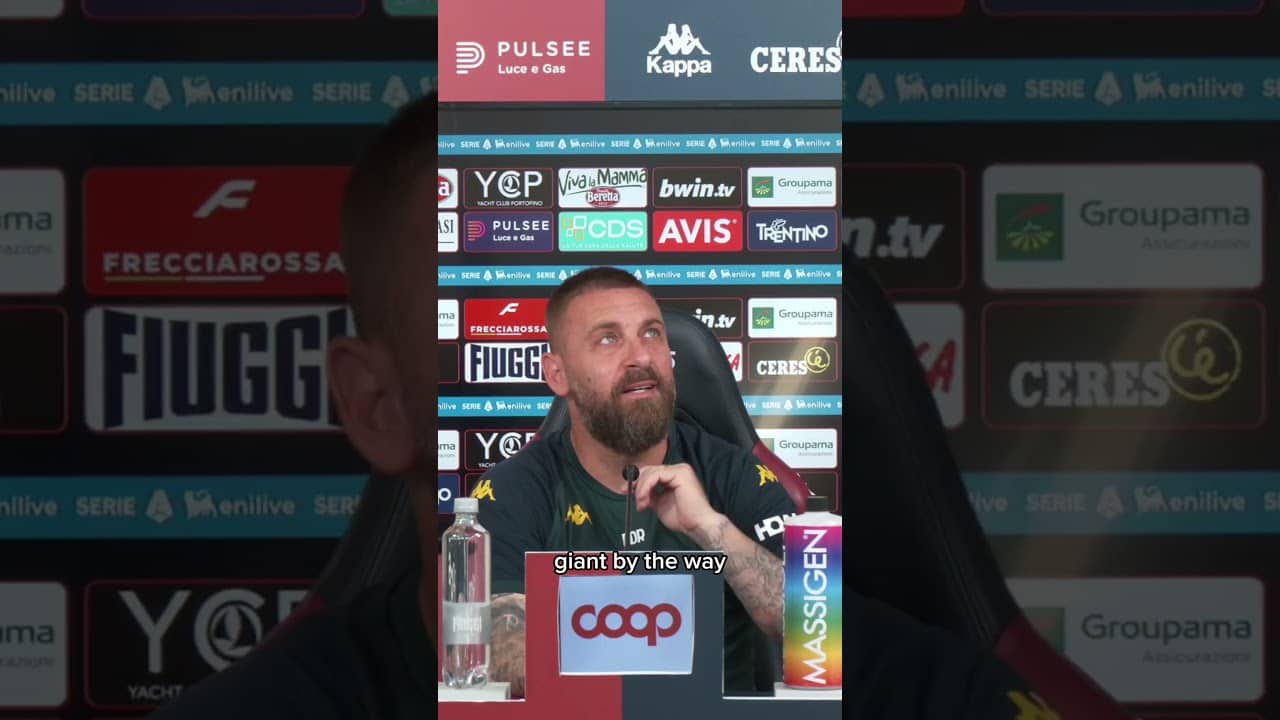 La vera protagonista di oggiπ―π #genoa #derossi
