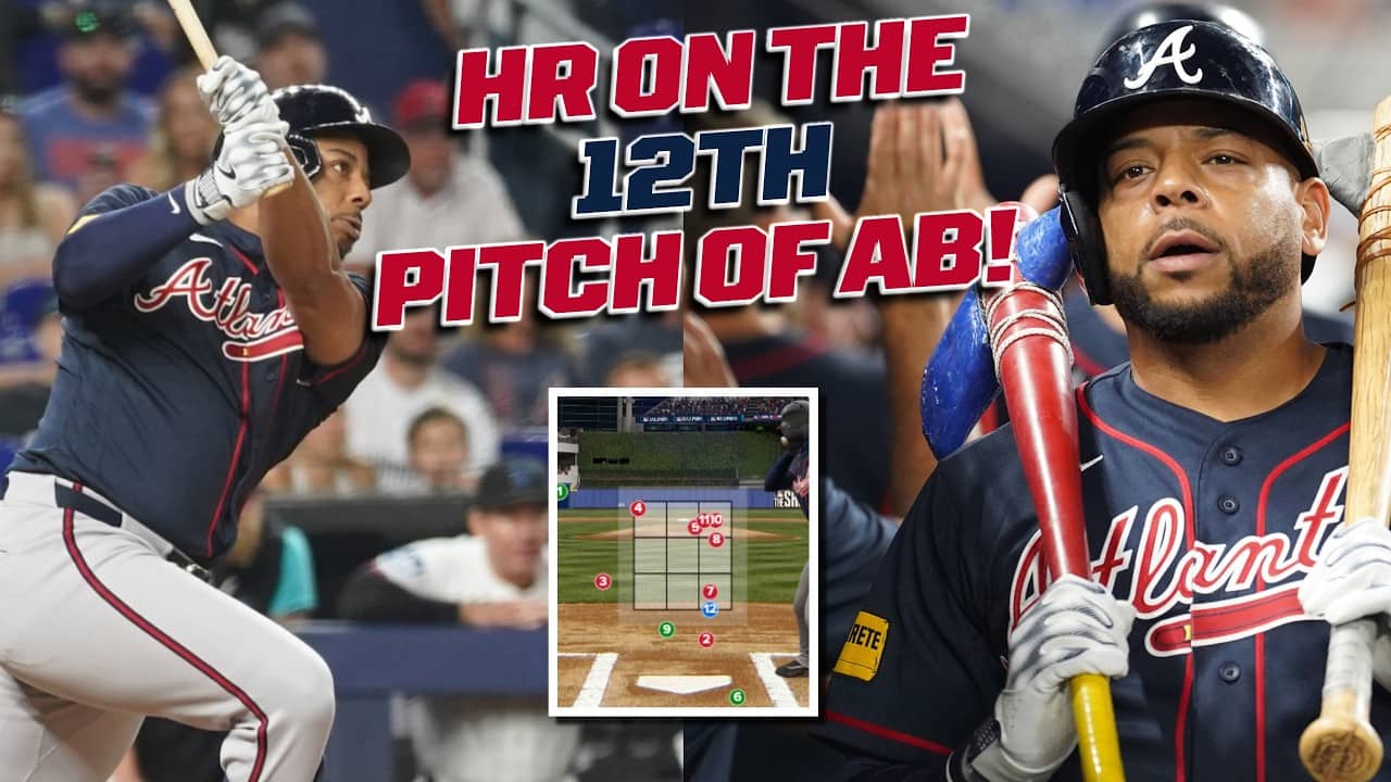Dom Smith homers on the 12TH PITCH of the AB! 🤯🪓 (Breaking it open for the Braves!)