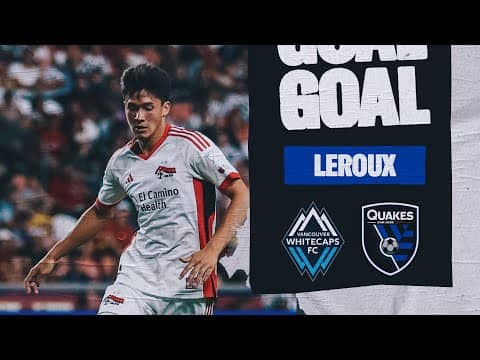 GOAL: Beau Leroux from distance vs Vancouver Whitecaps FC | October 5, 2025