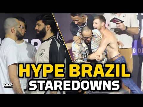 Hype Brazil Staredowns | Arman Tsarukyan vs. Muhammad Mokaev, Bryce Mitchell vs. Jean Silva, More