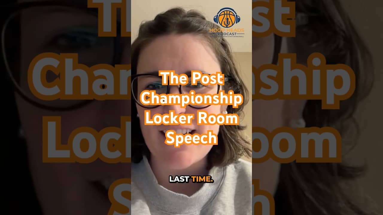 Maureen Hirt - The Post Championship Locker Room Speech #podcast #basketballcoach