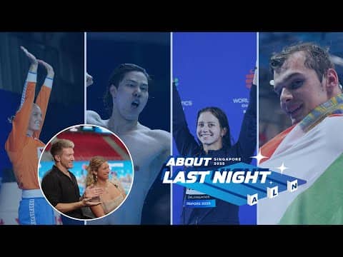 Epic Outside Lane Win on Day 6 | World Aquatics Champs 2025 🇸🇬