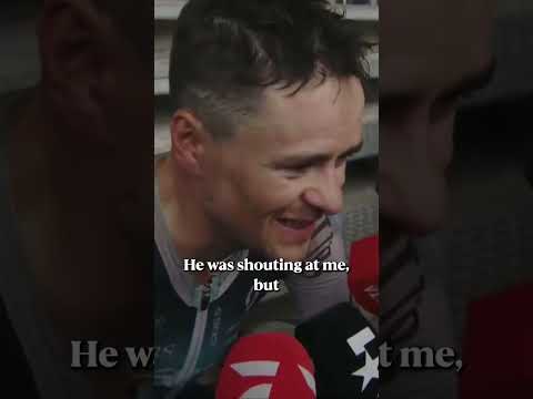 Tom Pidcock received some sage advice on his way to second on Stage 9 at La Vuelta 😅