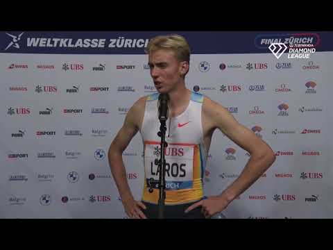 Niels Laros after winning 2025 1500 Diamond League title: "I'm really happy & proud to take the win"