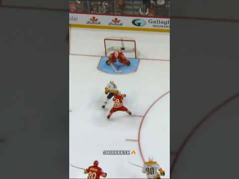 Nick Blankenburg with a CRAZY goal at his hometown game 🤯 #nhlhighlights #predsnhl