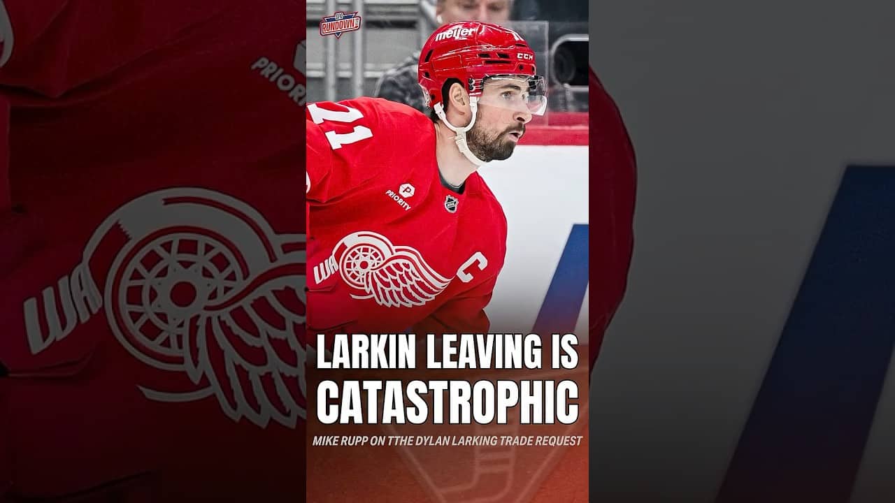 Losing Larkin is catastrophic for Detroit #redwings #nhlnews