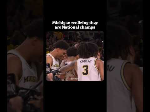 What a moment for Michigan #michigan #yaxellendeborg #wolverines