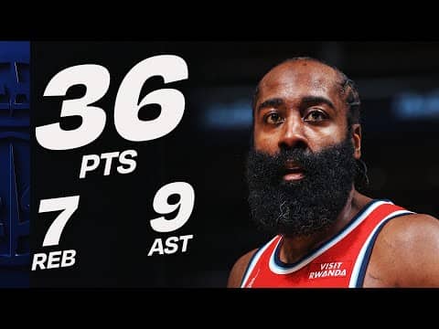 James Harden drops 36 POINTS vs Wizards | January 19, 2026