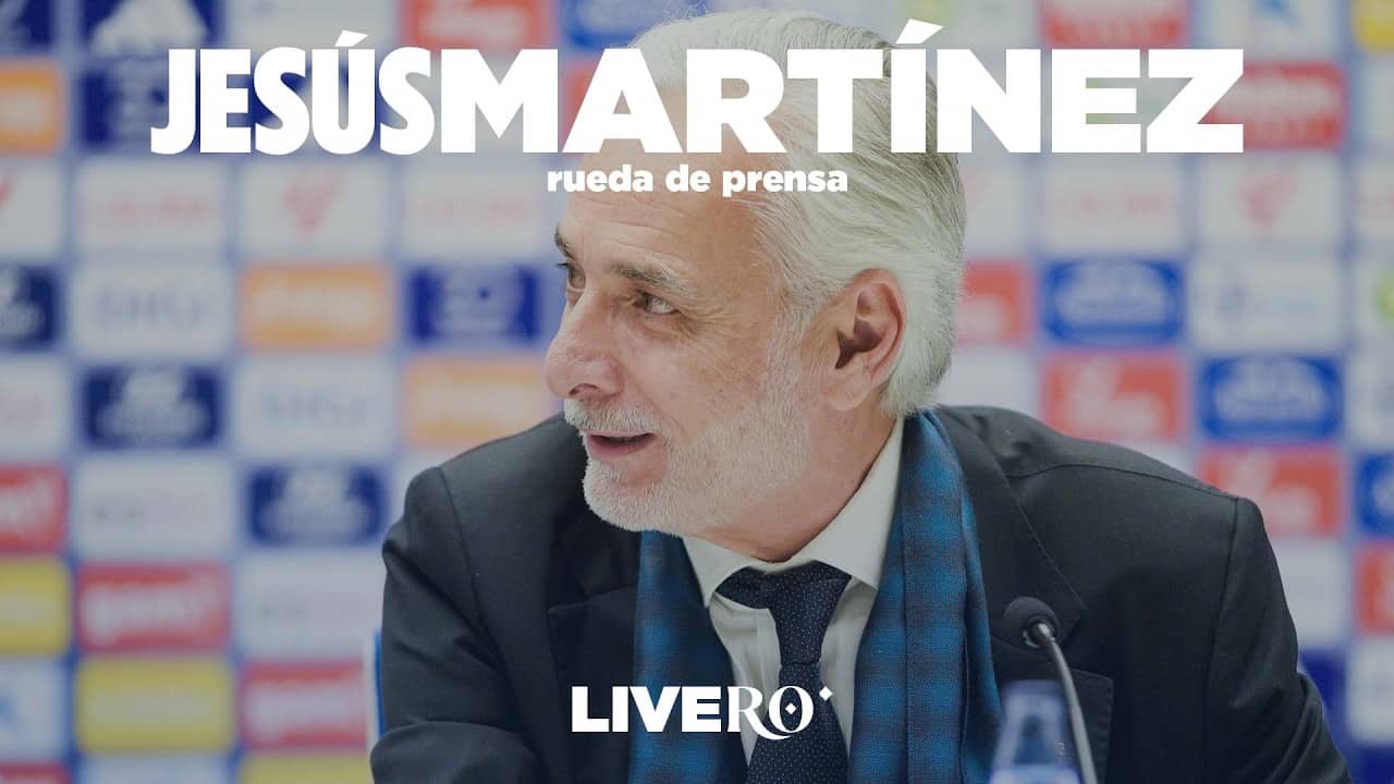 Rueda de Prensa de Jesús Martínez